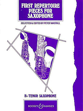 Illustration first repertoire pieces saxophone tenor