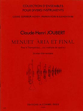 Illustration joubert menuet, aria et final