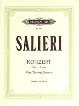 Illustration salieri concerto pour hautbois /flute/pn