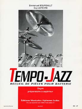 Illustration de Tempo Jazz, pièces pour batterie