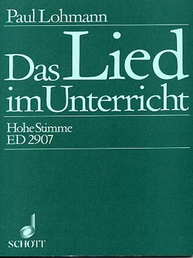 Illustration de Das LIED IM UNTERRICHT (sél. Lohmann) - Voix haute