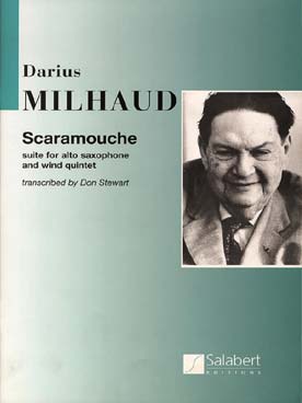 Illustration milhaud scaramouche fl/cl/ob/sax/cor/bss