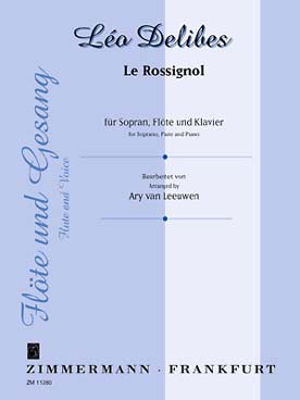 Illustration delibes rossignol (le) voix/piano/flute