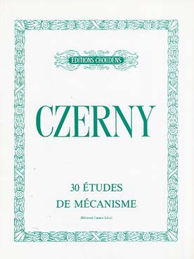 Illustration czerny op. 849 30 etudes de mecanisme