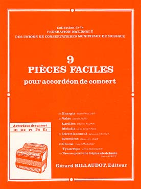 Illustration de 9 PIÈCES FACILES (tr. Concone)