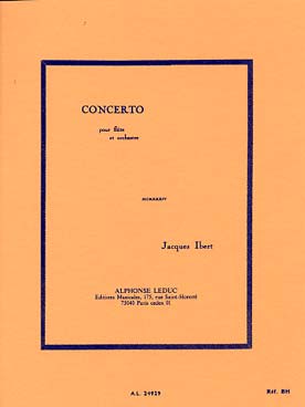 Illustration ibert concerto pour flute et orchestre