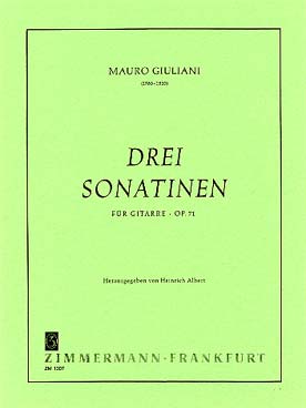 Illustration de 3 Sonatines op. 71 (rév. Albert)