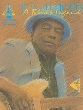 Illustration de A Blues legend : 20 chansons, 111 pages (guitare tablature et chant)