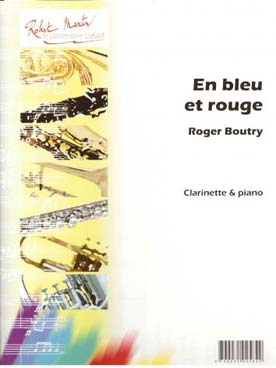 Illustration boutry en bleu et rouge