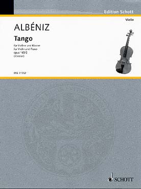 Illustration albeniz tango en la min (kreisler n°19)