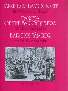 Illustration dances of the baroque era