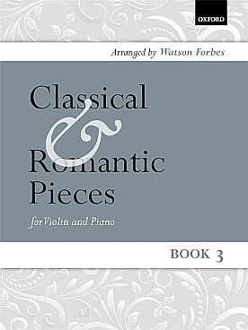Illustration de CLASSICAL AND ROMANTIC PIECES (Forbes) - Vol. 3