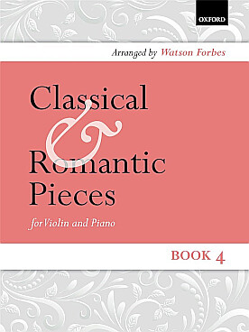 Illustration de CLASSICAL AND ROMANTIC PIECES (Forbes) - Vol. 4