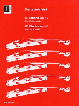 Illustration wohlfahrt op. 45 60 etudes (ue)