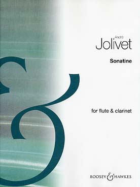 Illustration jolivet sonatine flute et clarinette