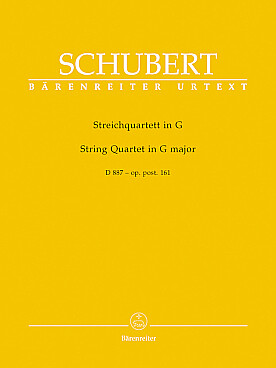 Illustration de 15e quatuor à cordes op. posth. 161 D 887 en sol M