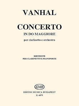 Illustration vanhal concerto pour clarinette