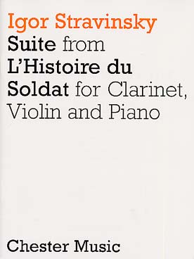 Illustration stravinsky histoire soldat clar/vn/piano