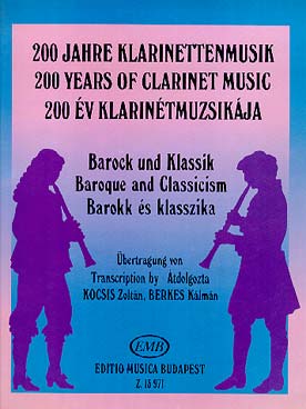 Illustration de 200 YEARS OF CLARINET MUSIC