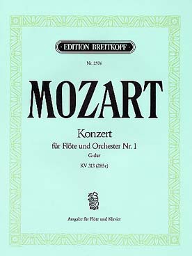 Illustration de Concerto N° 1 K 313 en sol M (rév. Horn) nouvelle édition 2010