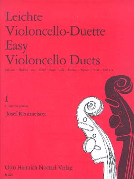 Illustration de Morceaux faciles pour 2 violoncelles - Vol. 1