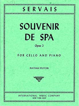 Illustration de Souvenir de Spa op. 2