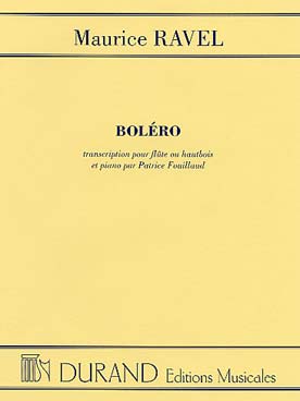 Illustration de Boléro pour flûte ou hautbois et piano