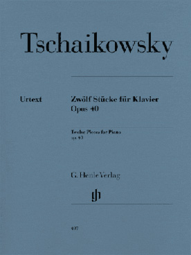 Illustration tchaikovsky pieces (12) op. 40