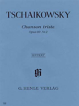 Illustration tchaikovsky chanson triste op. 40/2