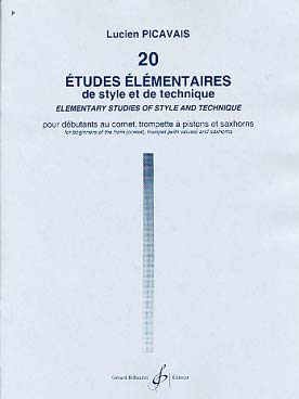 Illustration de 20 Études élémentaires de style et de technique