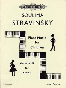 Illustration stravinsky (s) piano music children vl 2