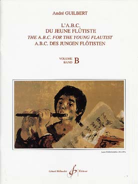 Illustration guilbert l'abc du jeune flutiste vol. b