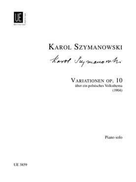 Illustration szymanowski variations folklorique op 10