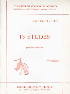 Illustration de 15 Études pour le saxophone