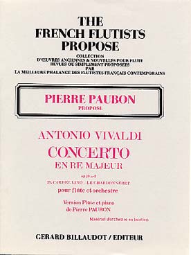 Illustration de Concertos op. 10, réd. piano - N° 3 RV 428 en ré M "Le Chardonneret"
