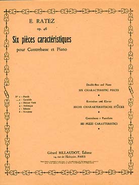 Illustration de 6 Pièces caractéristiques op. 46 - N° 2 : Cantabile