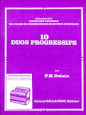 Illustration de 10 Duos progressifs pour accordéons de concert