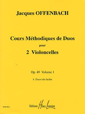 Illustration offenbach cours duos op. 49 livre 1