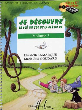 Illustration de Je découvre la clé de sol & la clé de fa - Vol. 3 livre de l'élève