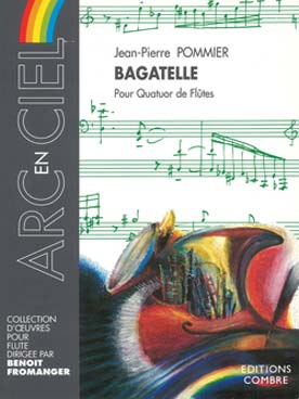 Illustration pommier bagatelle pour quatuor de flutes