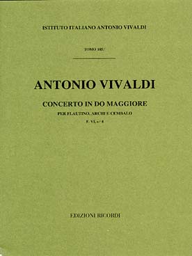 Illustration de Concerto RV 443 en do M pour flûte piccolo, cordes et basse continue
