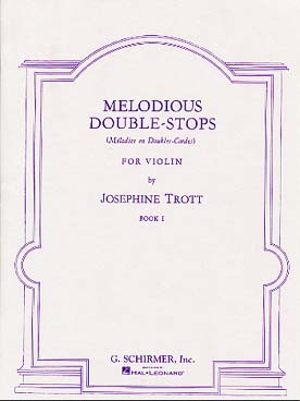 Illustration de Melodious double stops - Vol. 1