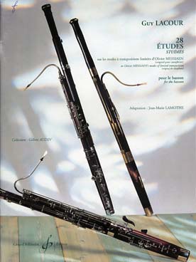 Illustration de 28 Études sur les modes à transposition limitées d'Olivier Messiaen (original pour saxophone)
