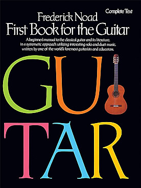 Illustration noad first book for the guitar