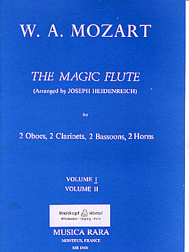 Illustration de The Magic Flute Vol. 1 pour 2 hautbois, 2 clarinettes, 2 bassons et 2 cors