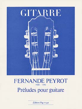 Illustration peyrot preludes pour guitare
