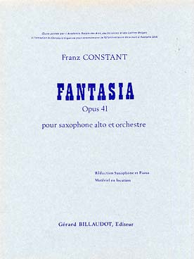 Illustration constant fantasia op. 41