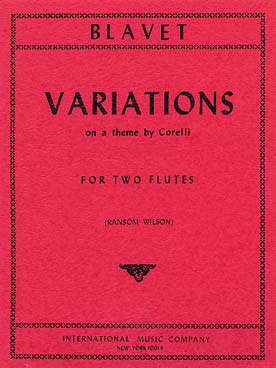 Illustration blavet variations sur theme de corelli