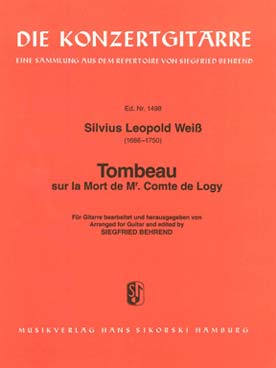 Illustration weiss tombeau de logy