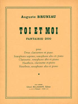 Illustration bruniau toi et moi (2 clar. et piano)